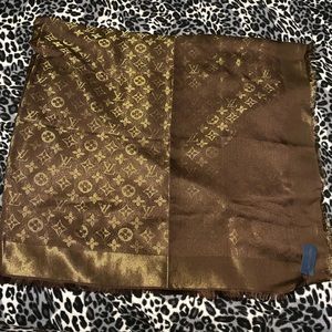 Designer cashmere scarf